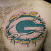 Football fan's tattoo