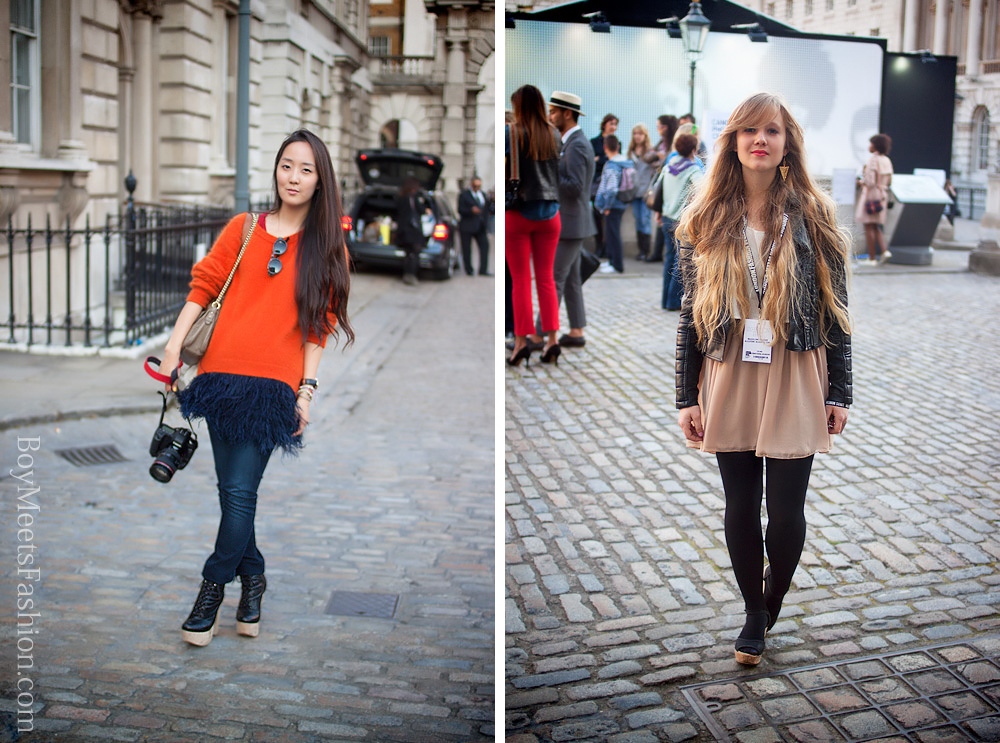 Street Style - London Fashion Week SS12