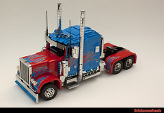 Optimus Prime in Lego