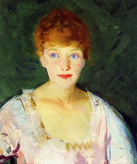 Lucie in 1915 - artist Robert Henri
