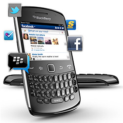 The BlackBerry Curve 9360 focuses on providing a smooth social experience.