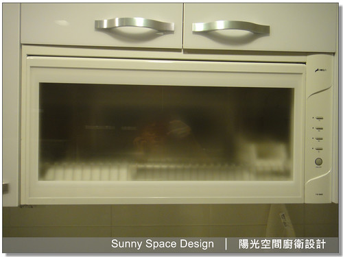 廚房設計-土城裕民路李先生二字形廚具-豪山牌烘碗機：FW8880-陽光空間廚衛設計