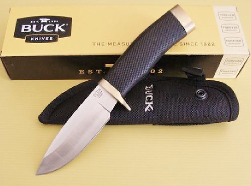 Buck Vanguard Rubber Handle 8.5" Overall Fixed Blade