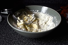 butter into flour