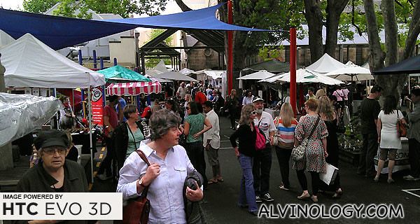 Paddington Market attracts a good crowd