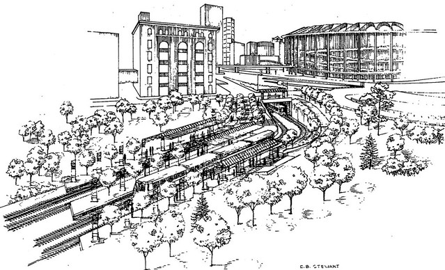 Stadium MetroLink Station Plans