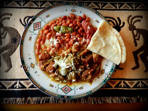 Green Chile and Beans 