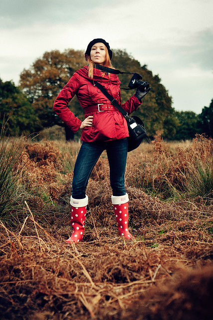 Olga and her awesome wellies