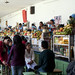 I venditori di succhi di frutta all'interno del Mercado Central (Sucre)