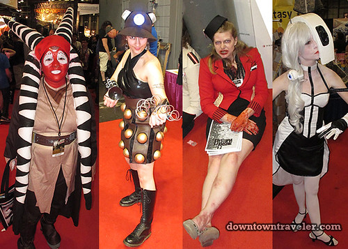 2011 NY Comic Con intricate female costumes