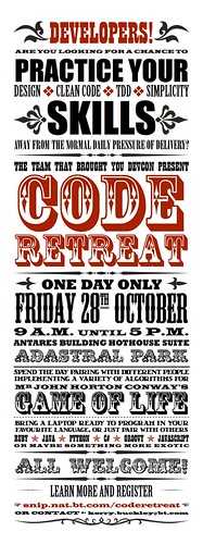 Code retreat poster
