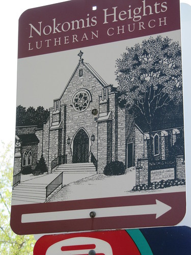 Nokomis Heights Lutheran Church Sign