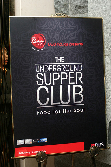 The inaugural DBS Underground SupperClub was held at The Decanter, St Regis Singapore