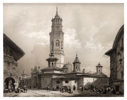 030-Iglesia de San Pablo en Zaragoza-España artística y monumental..Tomo III- 1842-1850-Genaro Perez de Villa-Amil