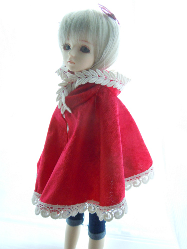 sewing mabel littleredridinghood cape bjd fairytales... (Photo: bishiecake on Flickr)
