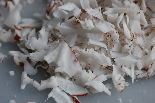 Grated fresh coconut