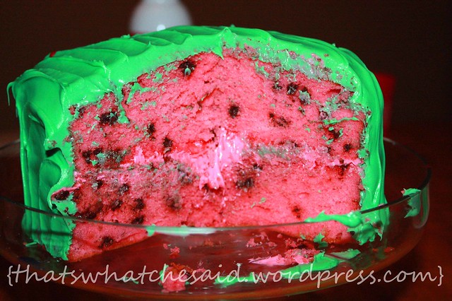 DIY Watermelon Cake! 