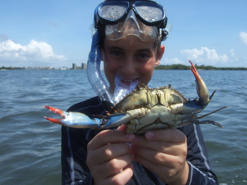 Michael with Blue Crab