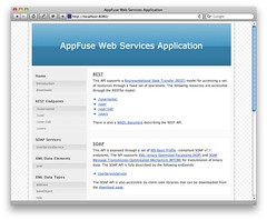 AppFuse WS Homepage