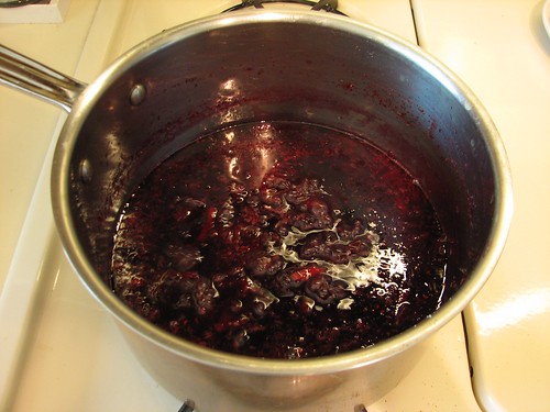Spicy Berry Preserves finished