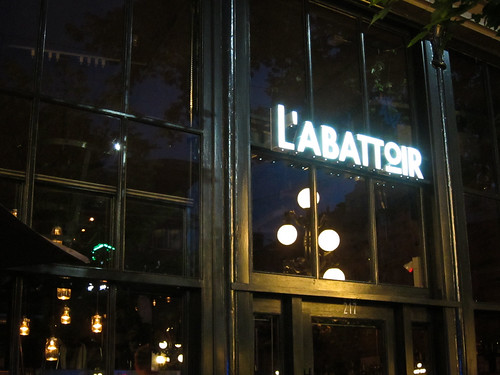 L'Abbatoir: Our Dinner