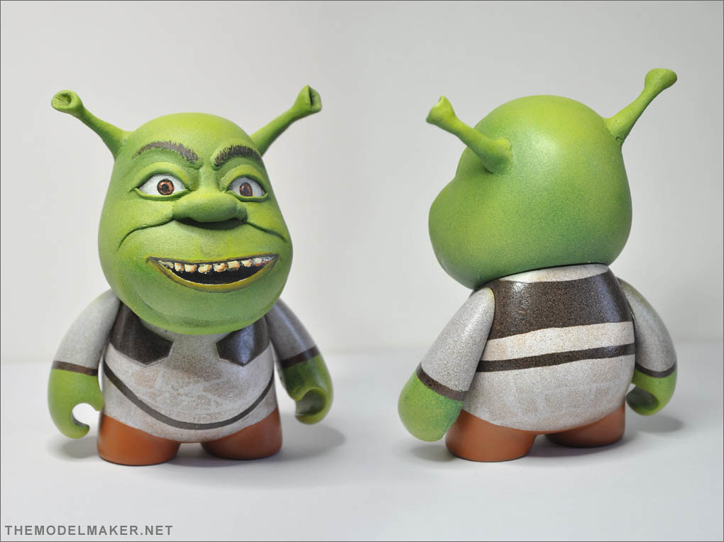 Custom Kidrobot Munny as Shrek 