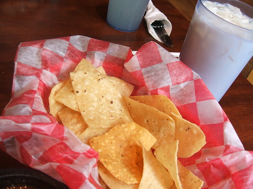 Chips and horchata
