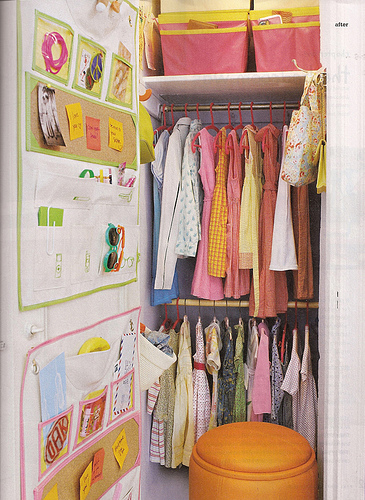 kid closet organization Real Simple