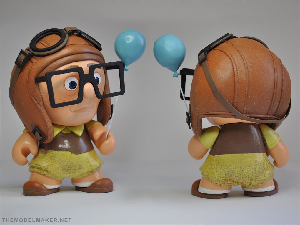 Young Carl from Disney Pixar Up custom Munny Toy