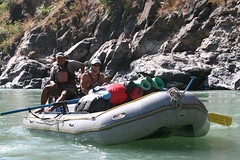 Taking it easy on the Sun Kosi Adventure rafting and Kayaking river trip