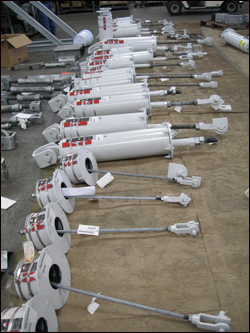Variable Spring Supports for a Gas Storage Facility
