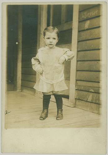 Boy in playclothes