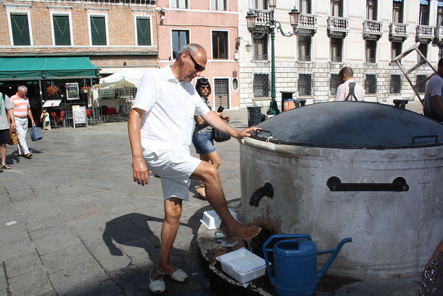 Fuente en Ghetto Venecia