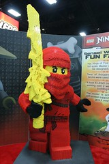 Ninjago Statue at the LEGO booth - San Diego Comic Con - 2