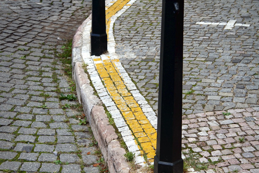 Yellow Lines Abstract