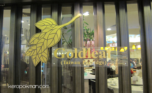 Goldleaf new Taiwan Porridge at Thomson Plaza