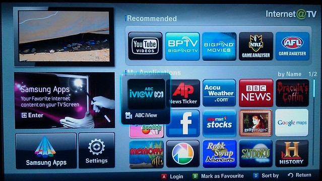 Samsung TV ABC iView