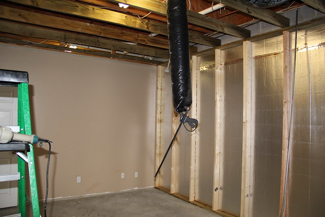  rigid insulation in basement remodel