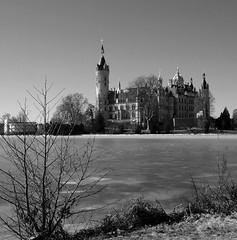 Schloss Schwerin im Winter