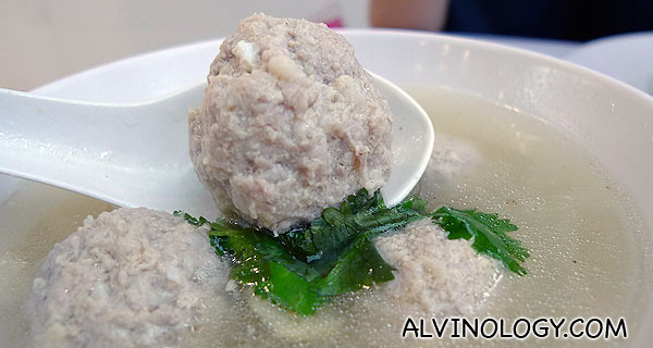 Meat ball soup