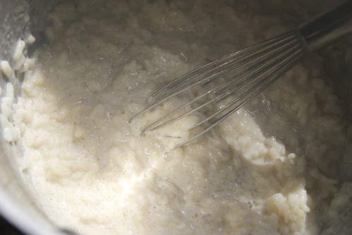 vanilla & ginger crumble rice pudding