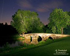 Burnside Bridge night photo, Antietam Battlefield Maryland