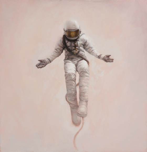 pinturas de astronautas futuriastas