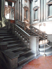 Michelangel, Laurentian Vestibule Stairs From Left