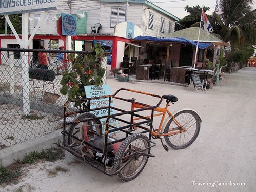 Parking Lot on Caye Caulker, Belize