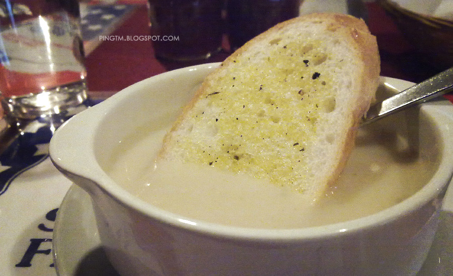 Garlic Bread + Chicken Soup
