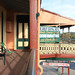 Early morning veranda, Great Central Hotel, Glen Innes, NSW.