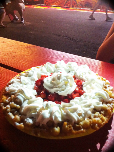Strawberry Funnel Cake, Alameda Fairgrounds