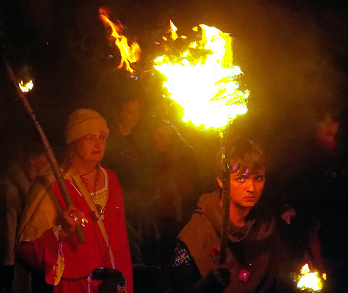 Battel bonfire boyes procession
