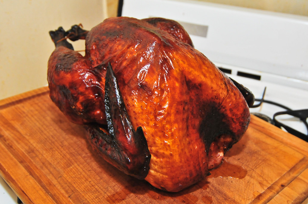 Honey-Brined and Smoked Turkey